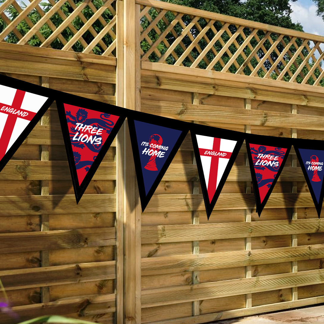 England - WC26 - 3m Fabric Bunting