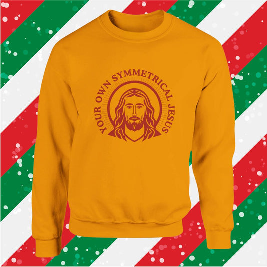 Your Own Symmetrical Jesus Christmas Sweatshirt