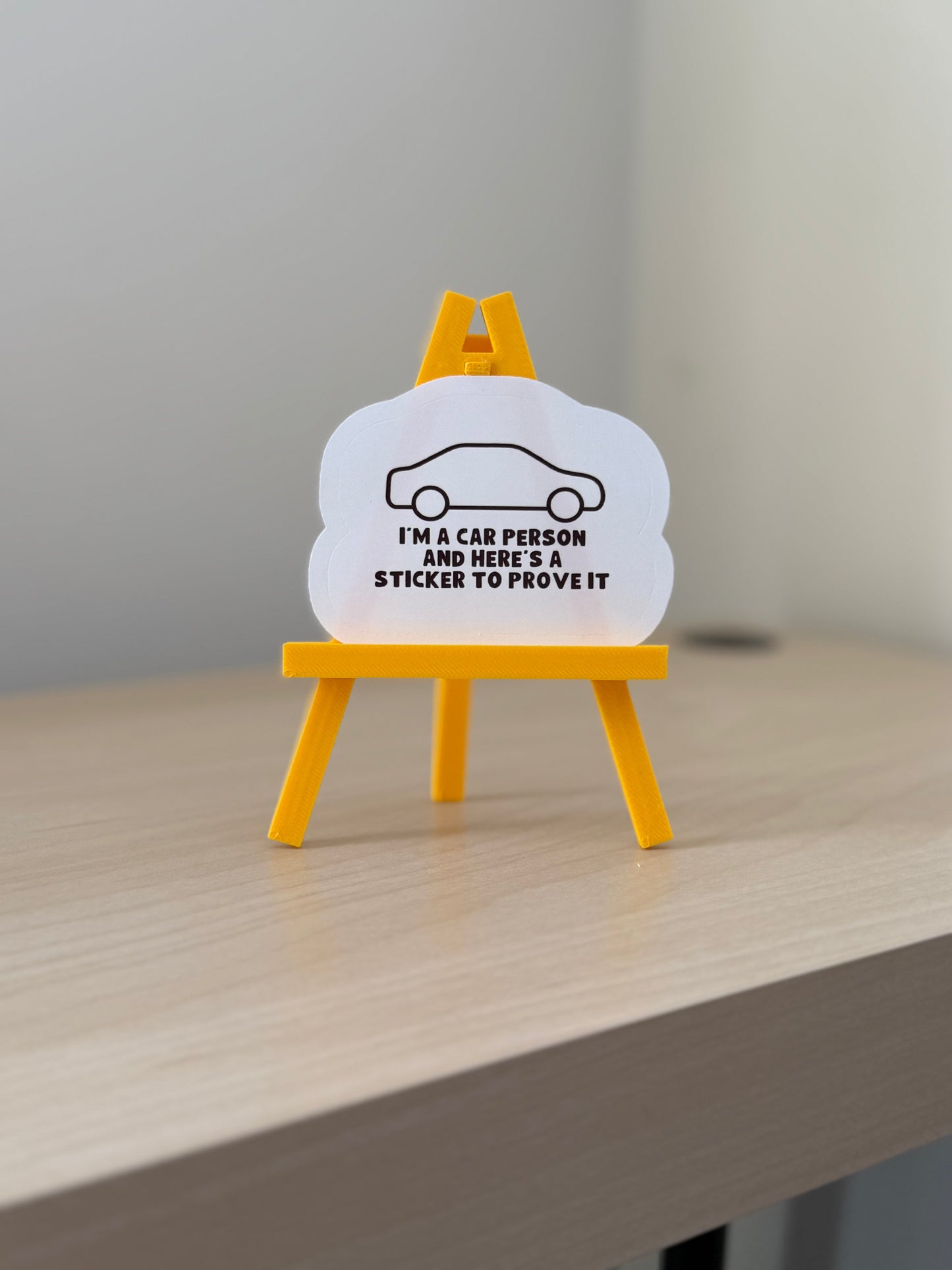 I'm A Car Person Sticker | Not Made For This