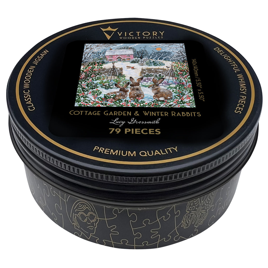 Cottage Garden & Winter Rabbits MINI QT