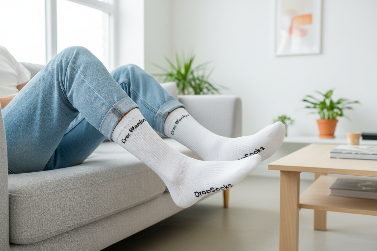 Croc Wanker - Quoted Socks