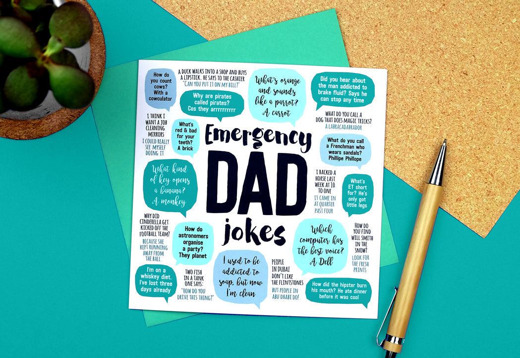 Emergency Dad Jokes® Card