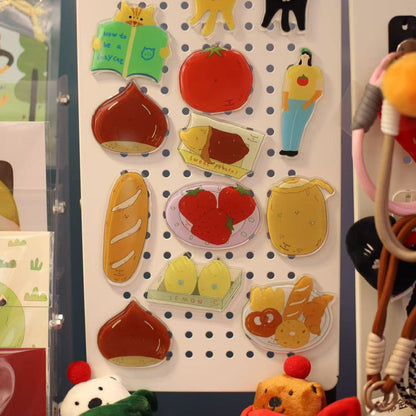 Daily White | Vegetable Magnet