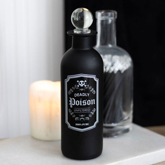Gothic Gifts Deadly Poison Glass Potion Bottle