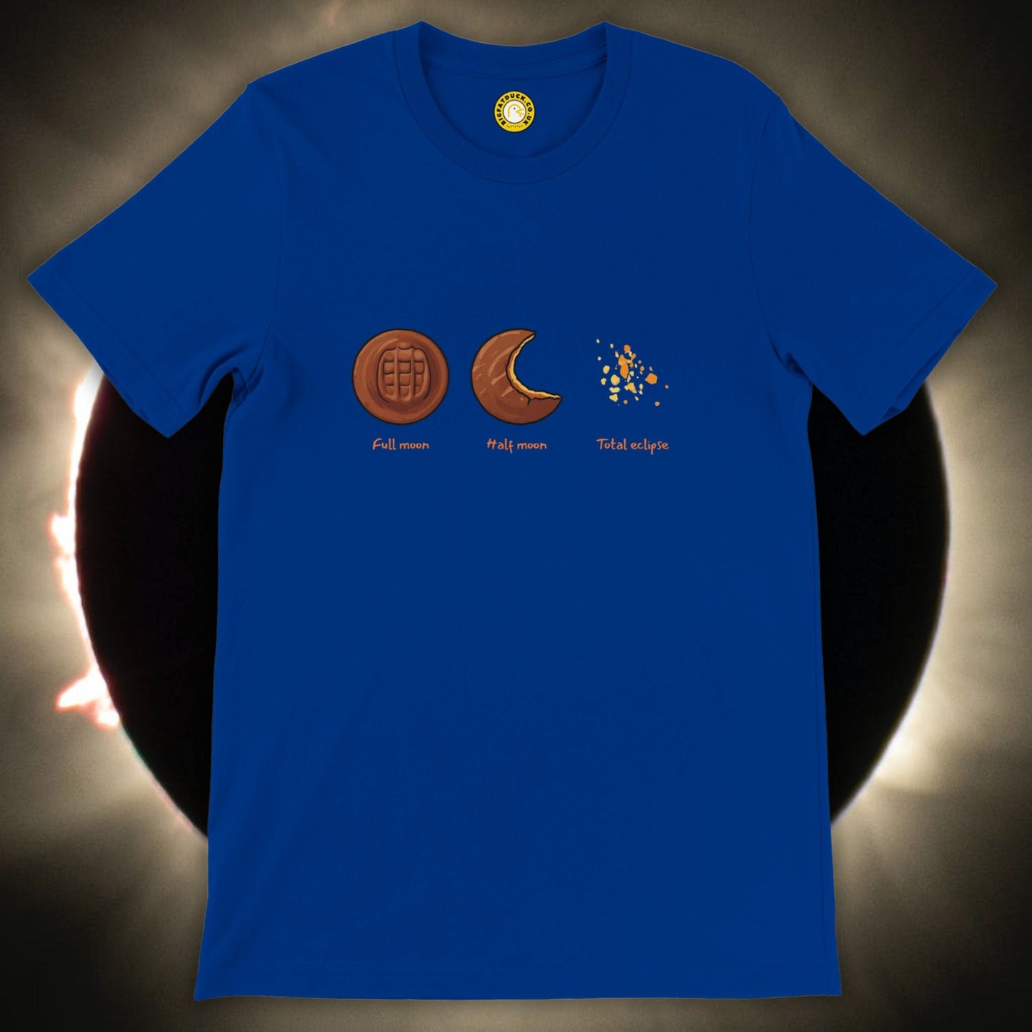 Jaffa Cake: Full Moon, Half Moon, Total Eclipse T-shirt