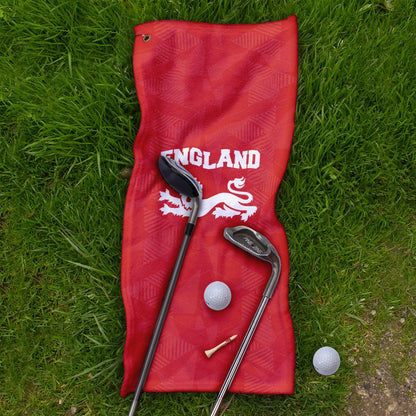 England Red - WC26 - Golf Towel