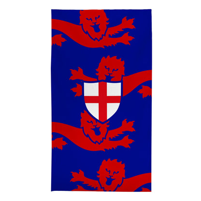 England Red Lions - WC26 - Retro Beach Towel - 150cm x 75cm