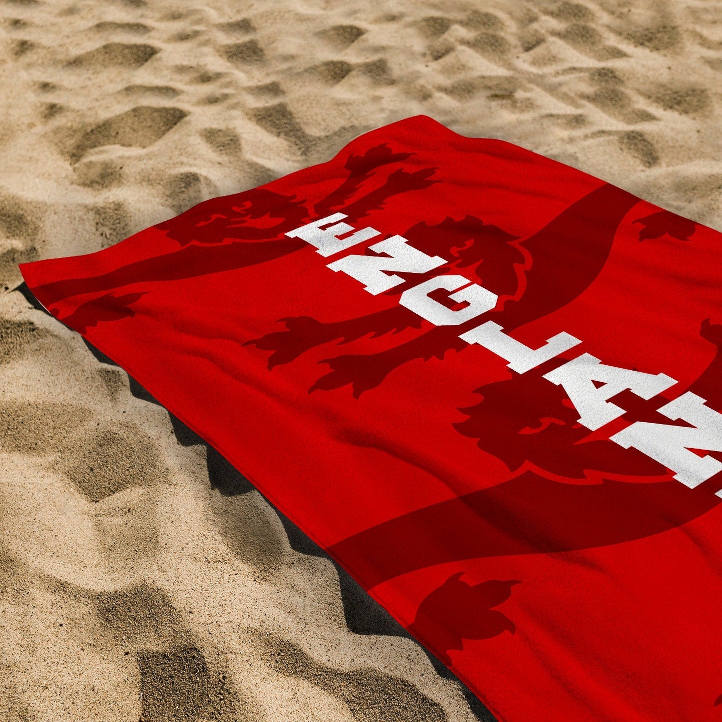 England Lions - WC26 - Retro Beach Towel - 150cm x 75cm