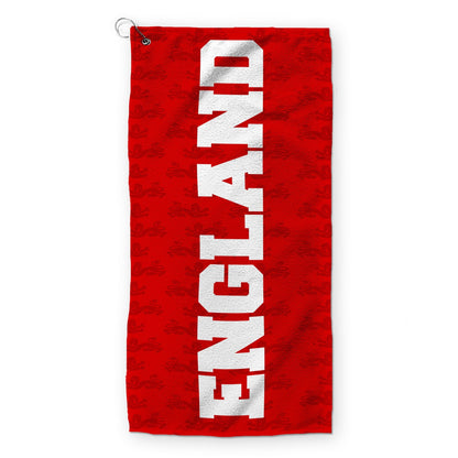 England Lion Repeat - WC26 - Golf Towel