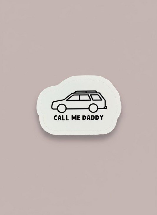 Dad Wagon Sticker | Not Made For This