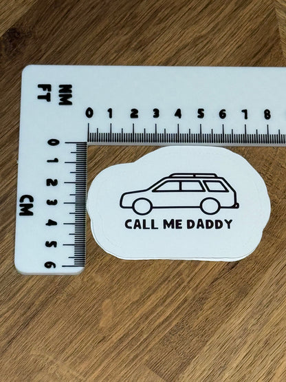 Dad Wagon Sticker | Not Made For This