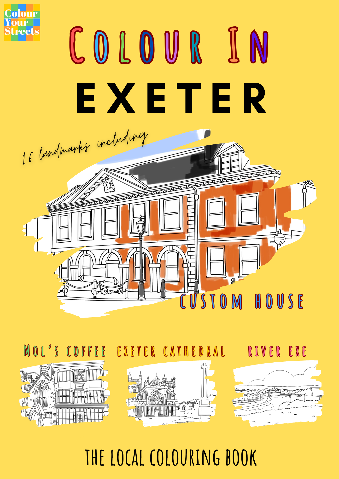 Exeter Colouring Book (A4) – Big Fat Duck