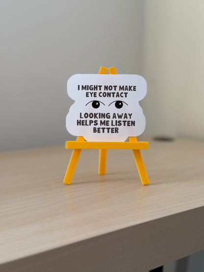 Eye Contact Sticker | Not Made For This