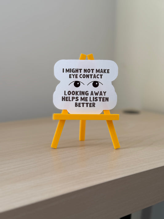 Eye Contact Sticker | Not Made For This