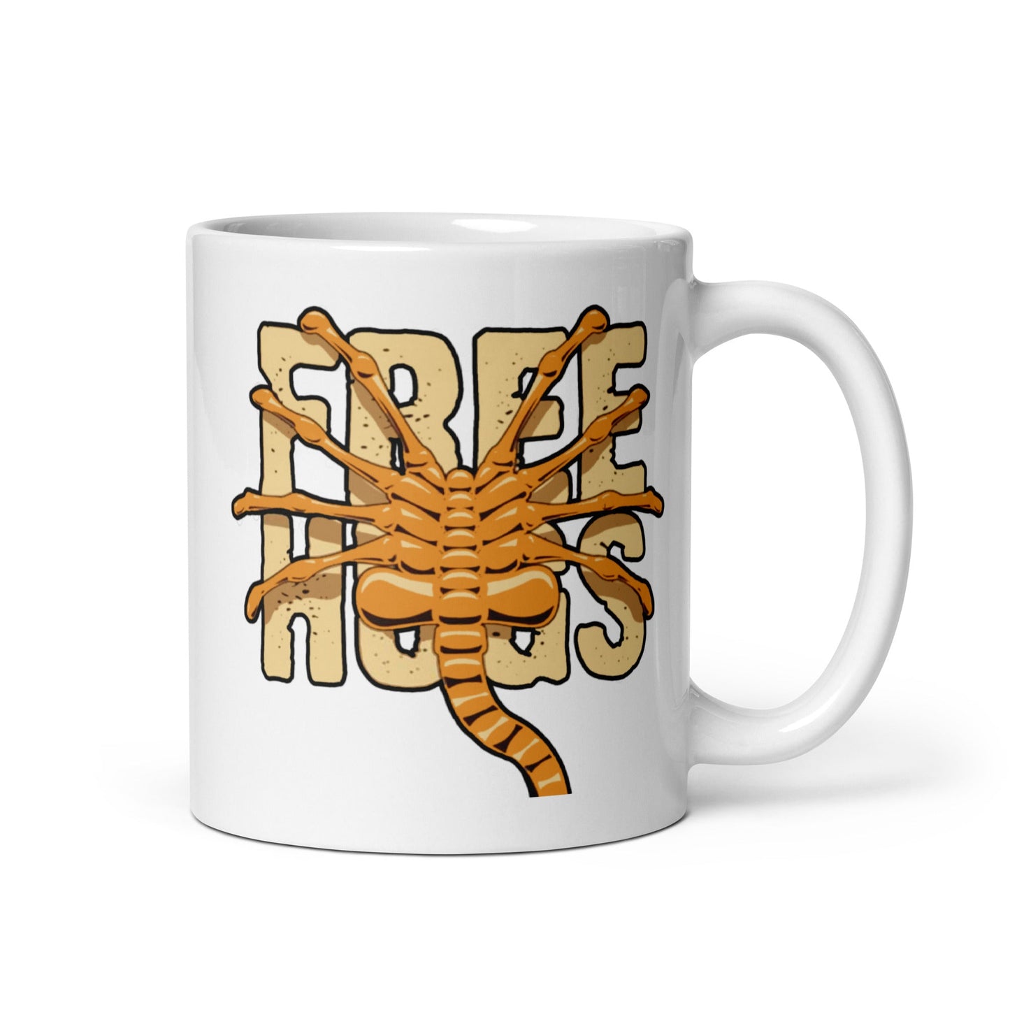 Facehugger White Coffee Mug