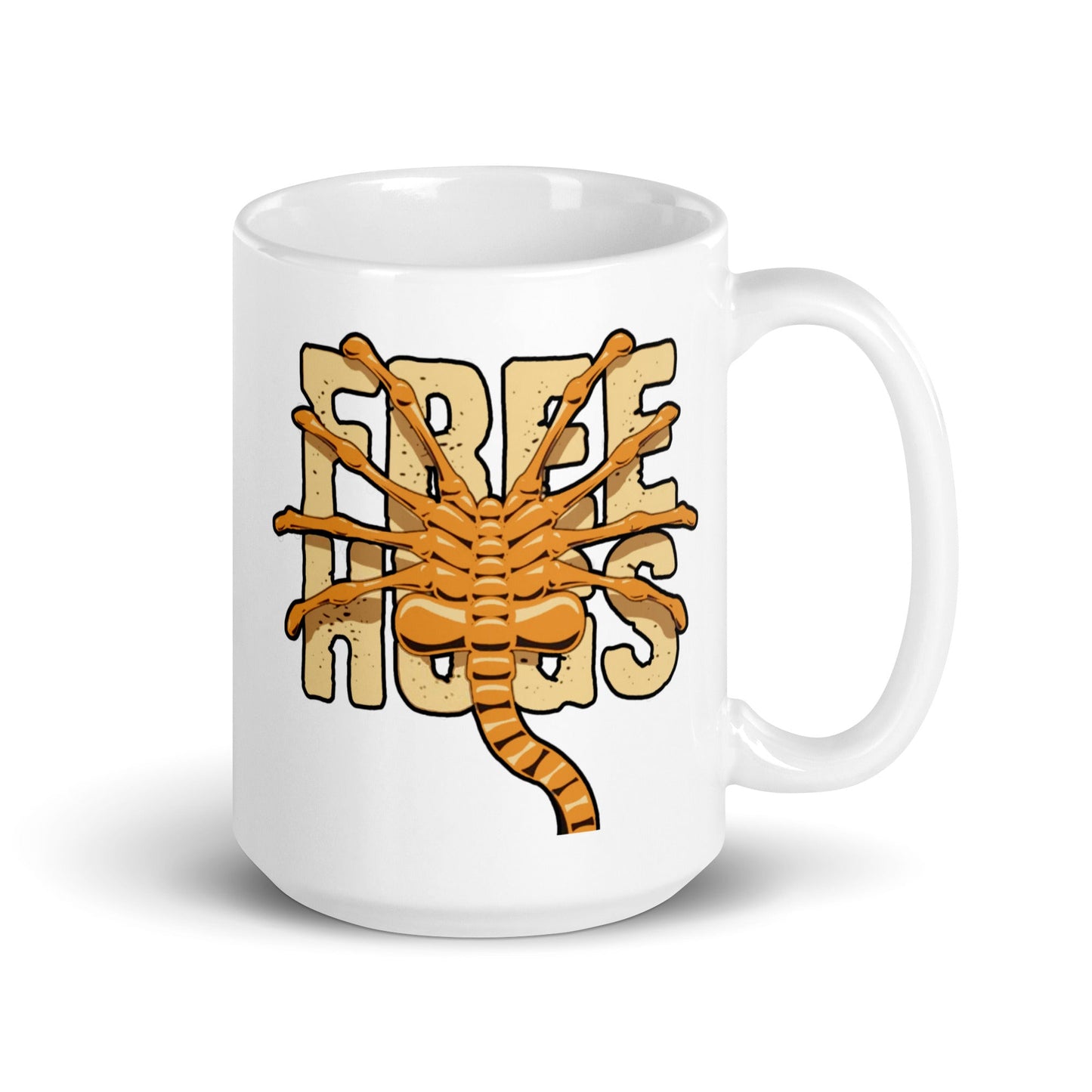 Facehugger White Coffee Mug