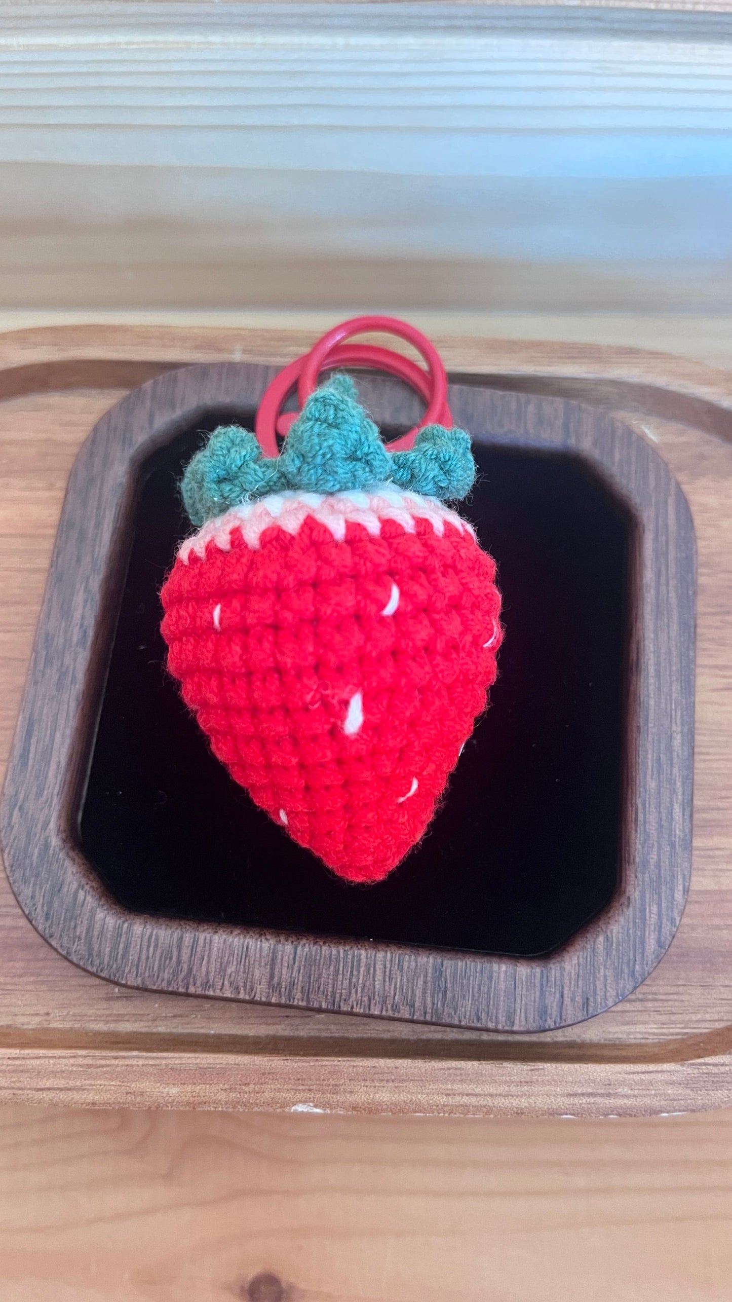 Strawberry bag and bag charm — Wimbledon Limited Edition