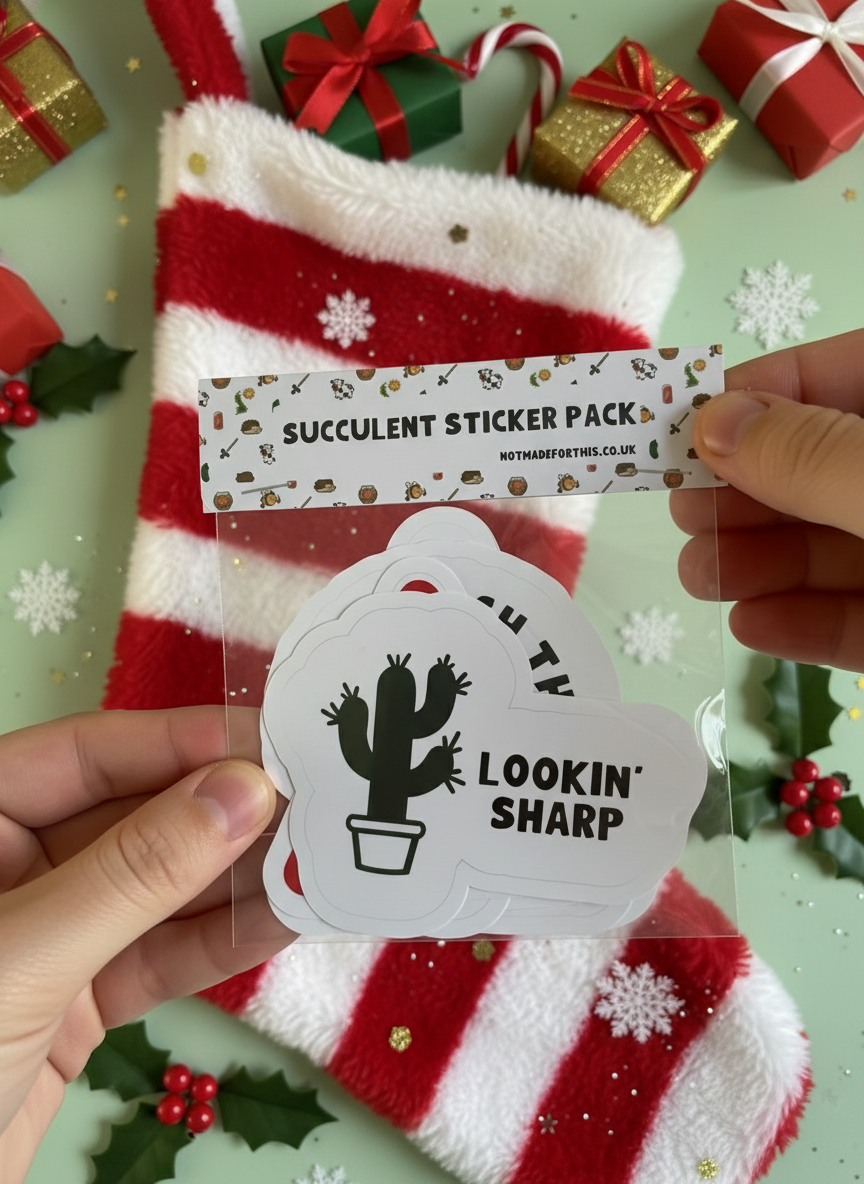 Succulent Sticker Pack | Not Made For This