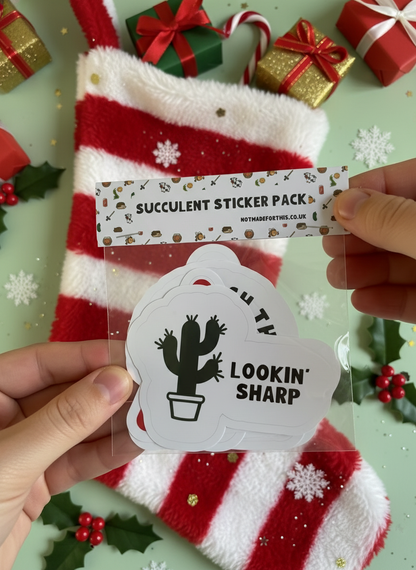 Succulent Sticker Pack | Not Made For This