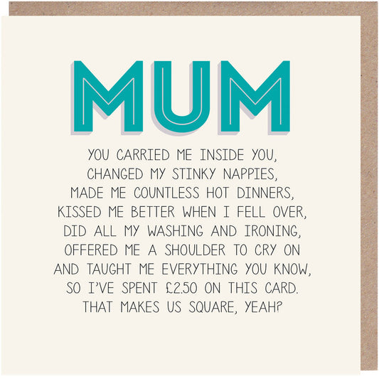 Mum Card