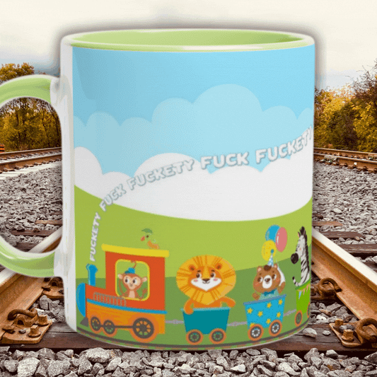All Aboard The Fuckety Fuck Train Mug