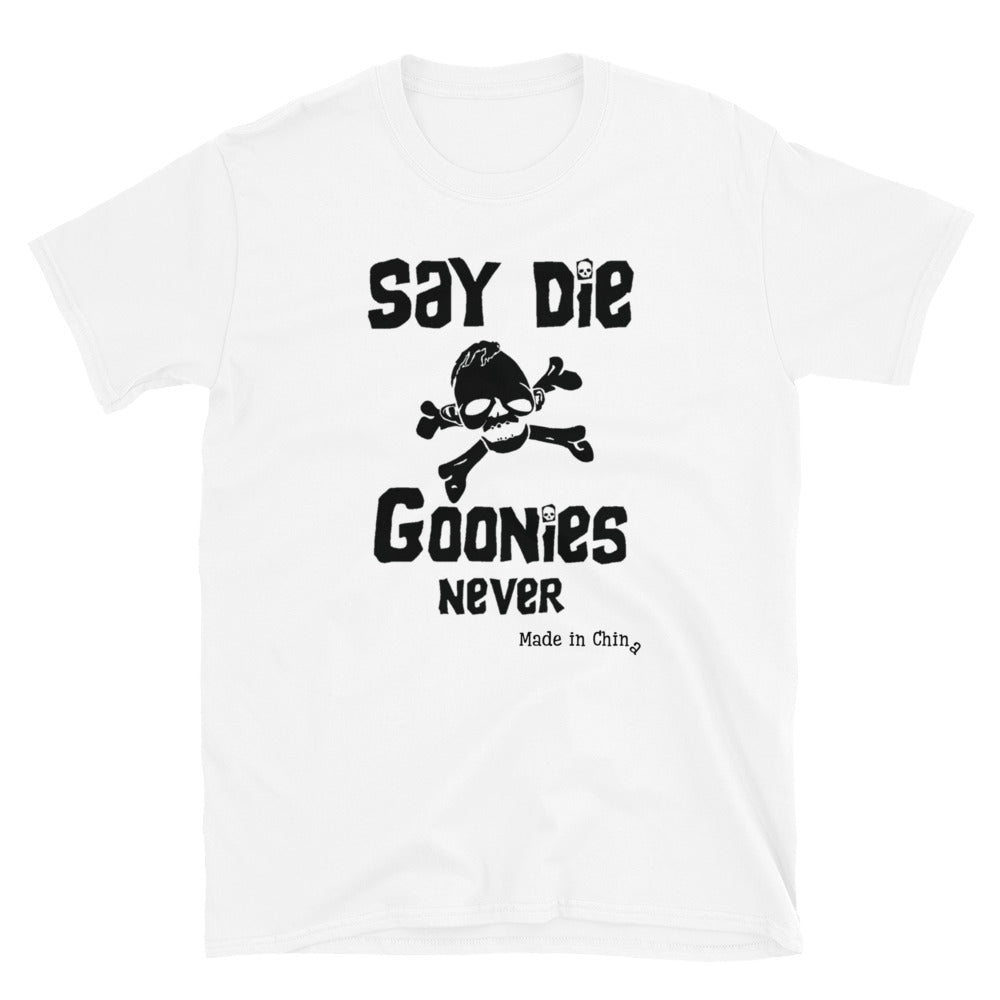 Goonies Misprint T-Shirt black type