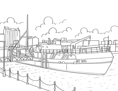 Grimsby Colouring Book (A4)
