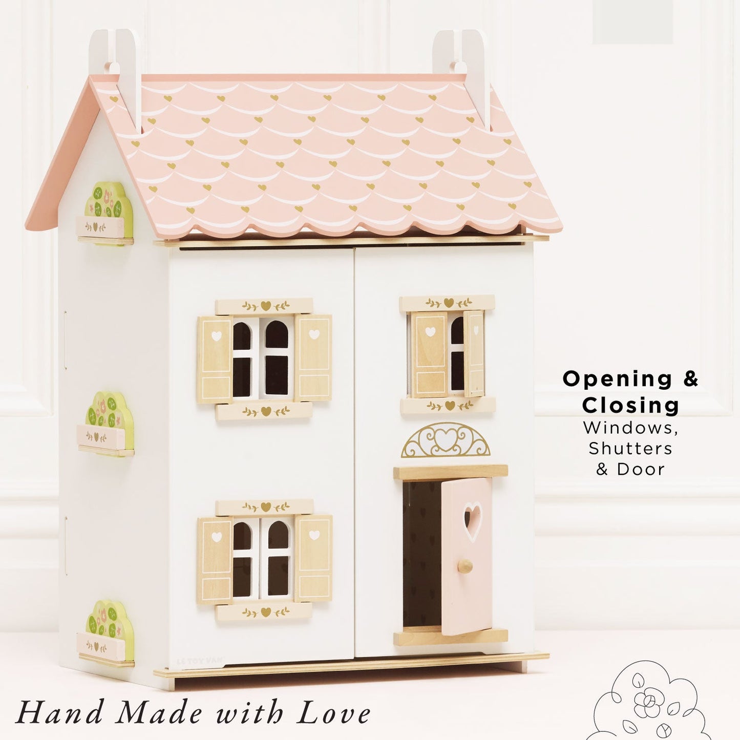 Roseheart Wooden Dolls House