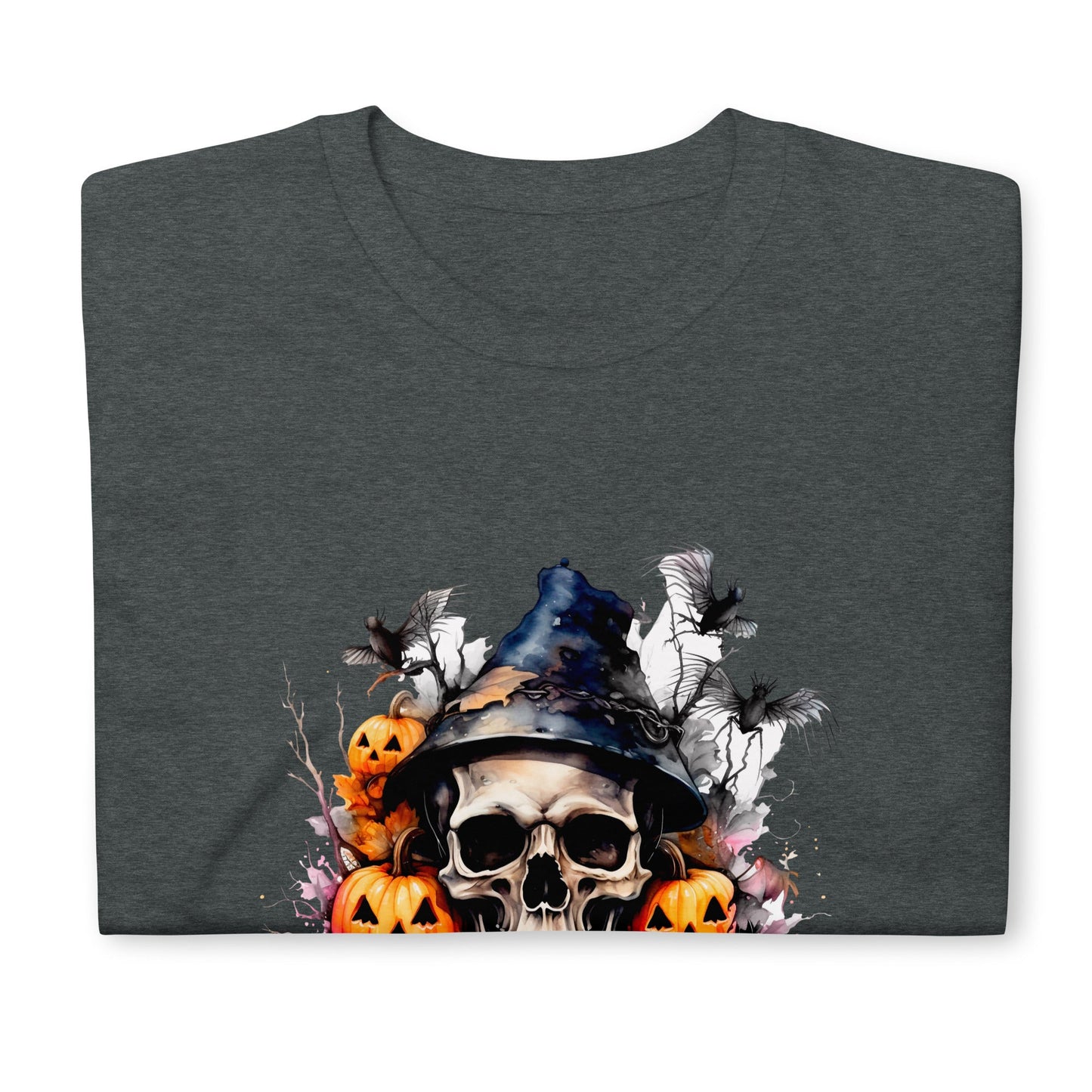 Halloween Skull and Pumpkin T-Shirt