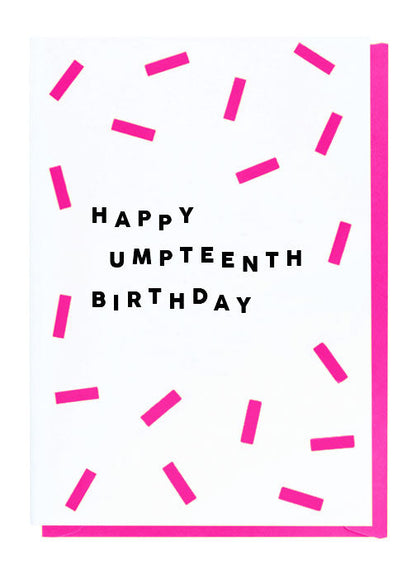Happy Umpteenth Birthday Card