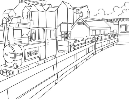 Hastings Colouring Book (A4)