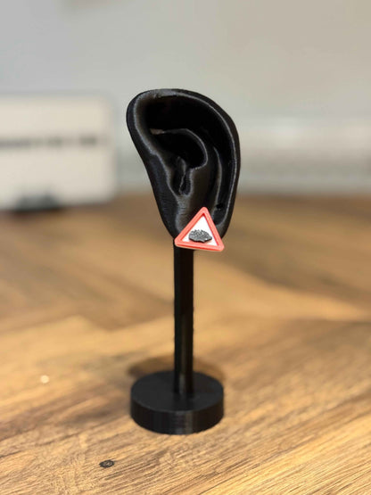 Warning! Hedgehog Stud Earring