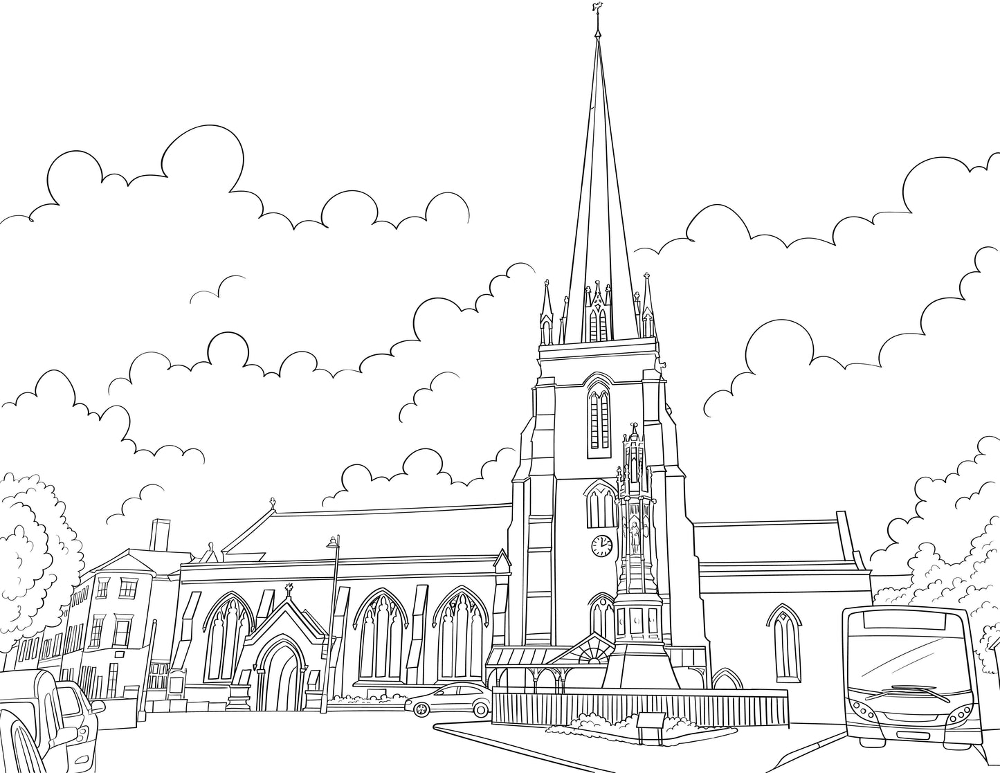 Hereford Colouring Book (A4)
