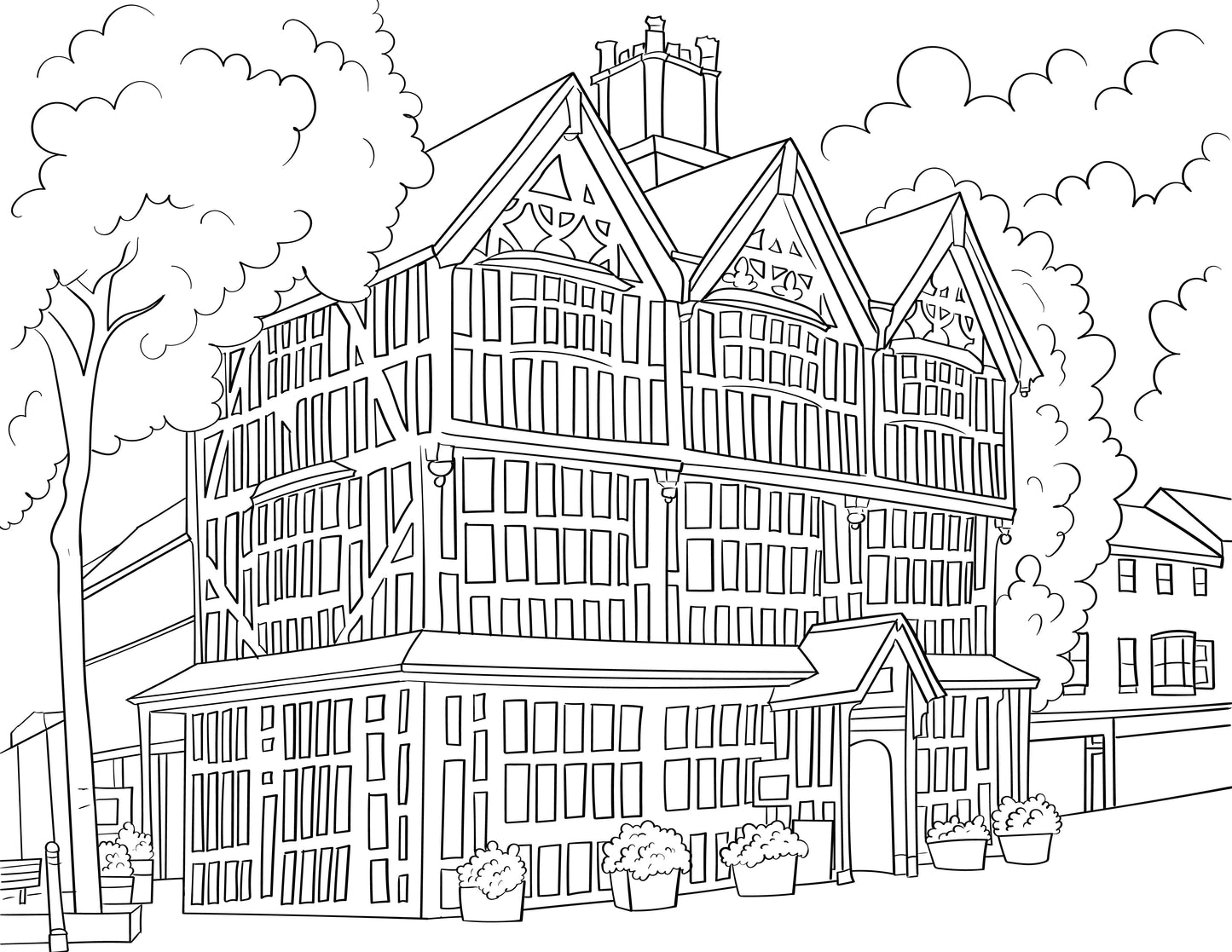 Hereford Colouring Book (A4)