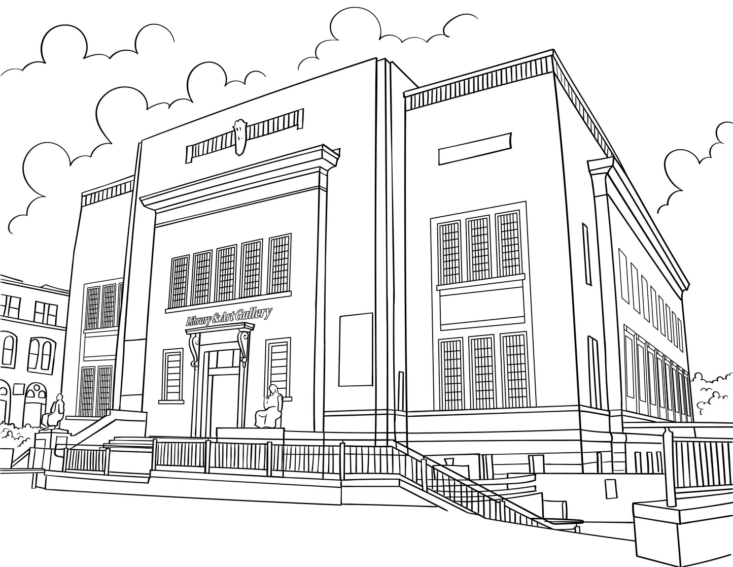 Huddersfield Colouring Book (A4)