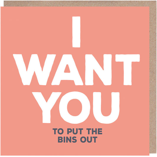 I Want You Card