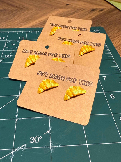 Croissant Stud Earrings