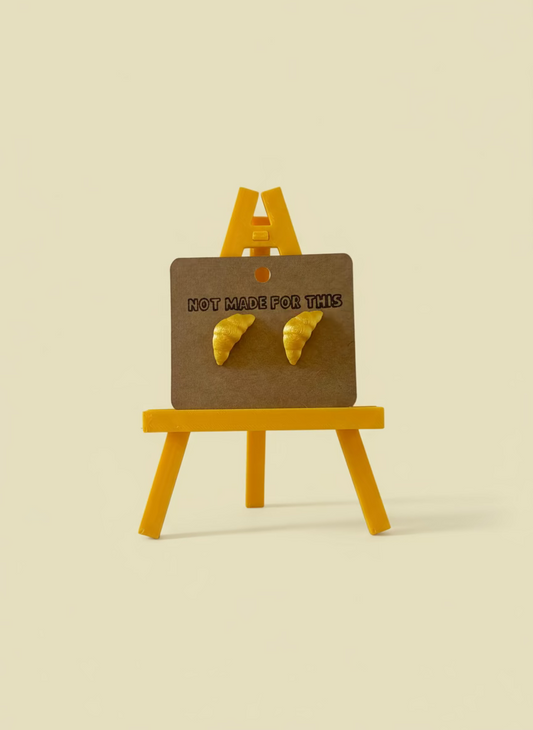 Croissant Stud Earrings