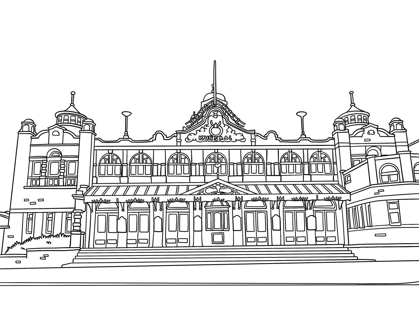 Harrogate Colouring Book (A4)