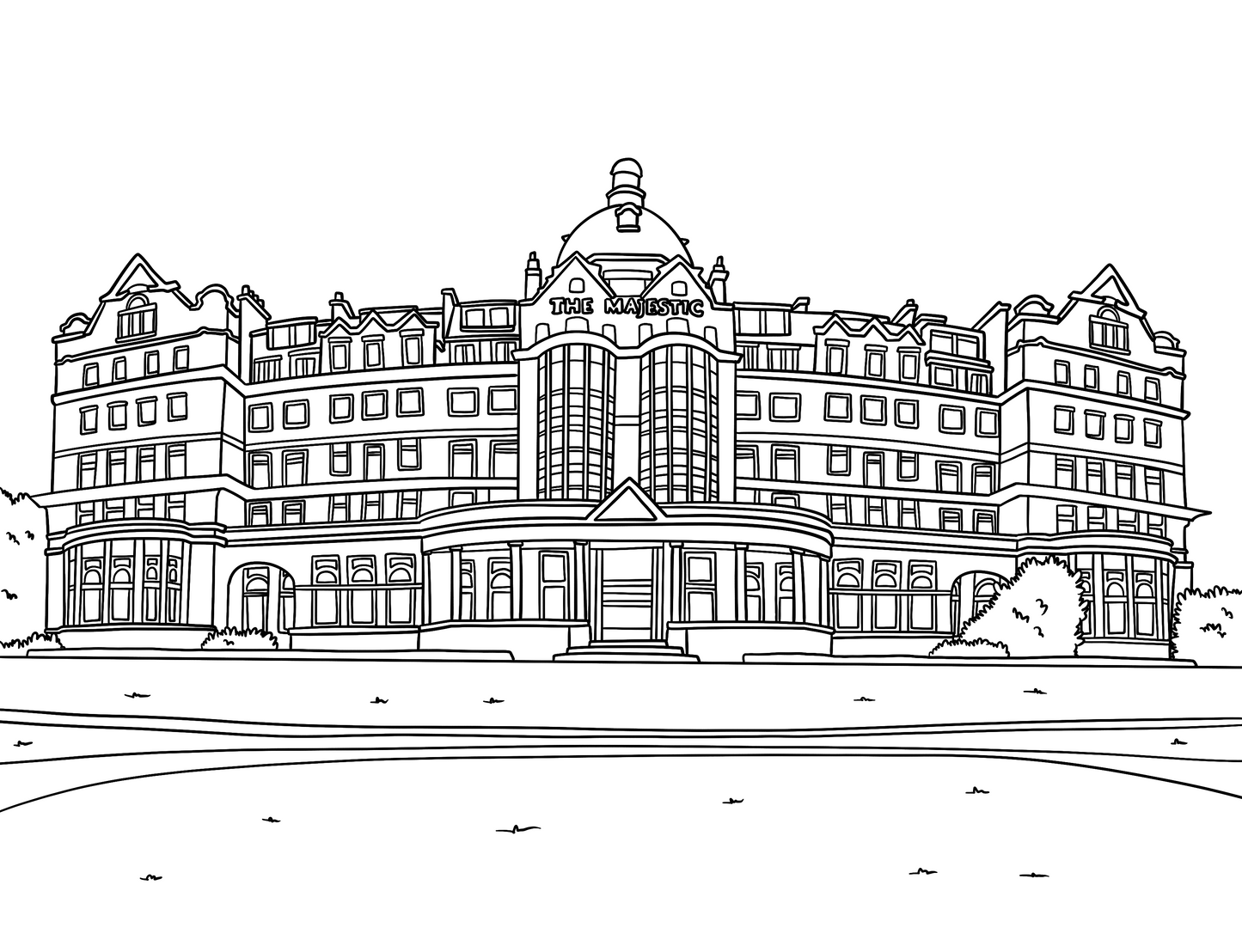 Harrogate Colouring Book (A4)