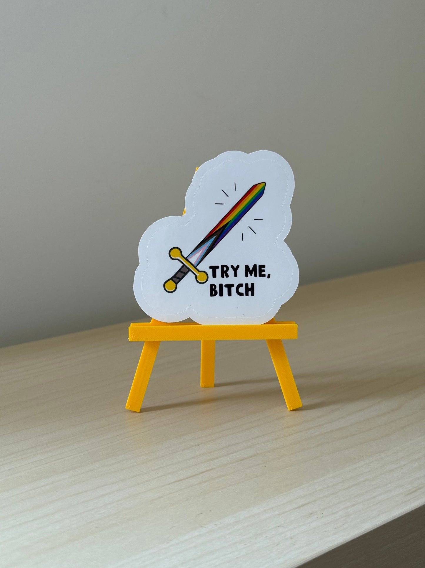 Pride Sword Stickers | Not Made For This