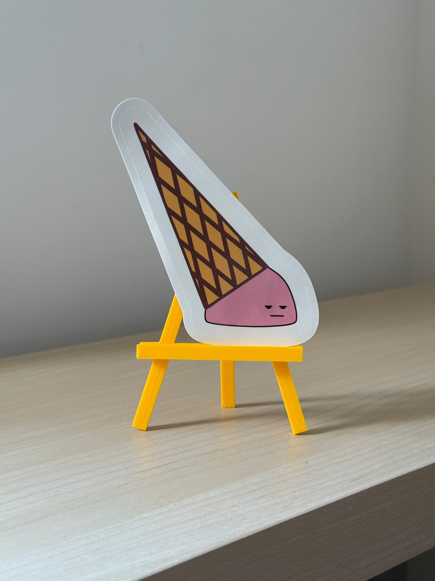 Fallen Ice Cream Sticker | Not Made For This