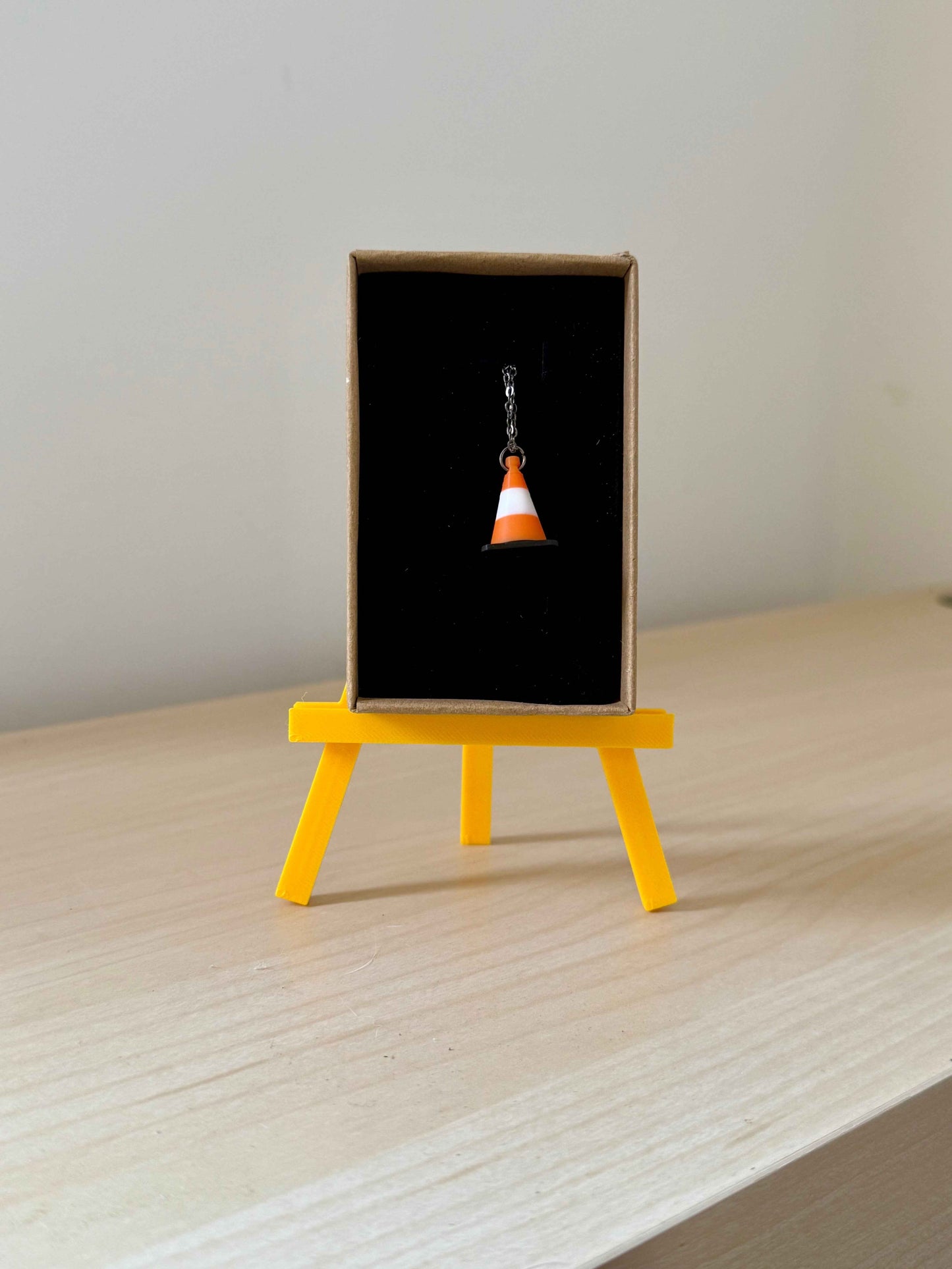 Traffic Cone Necklace