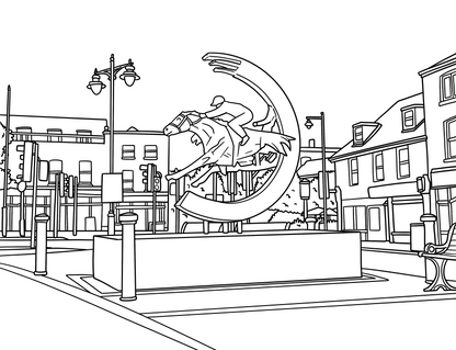 Epsom Colouring Book (A4)