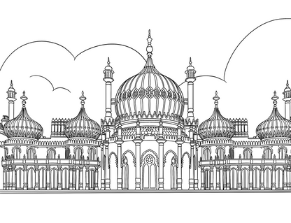 Brighton Colouring Book (A4)