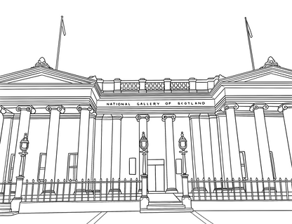 Edinburgh Colouring Book (A4)
