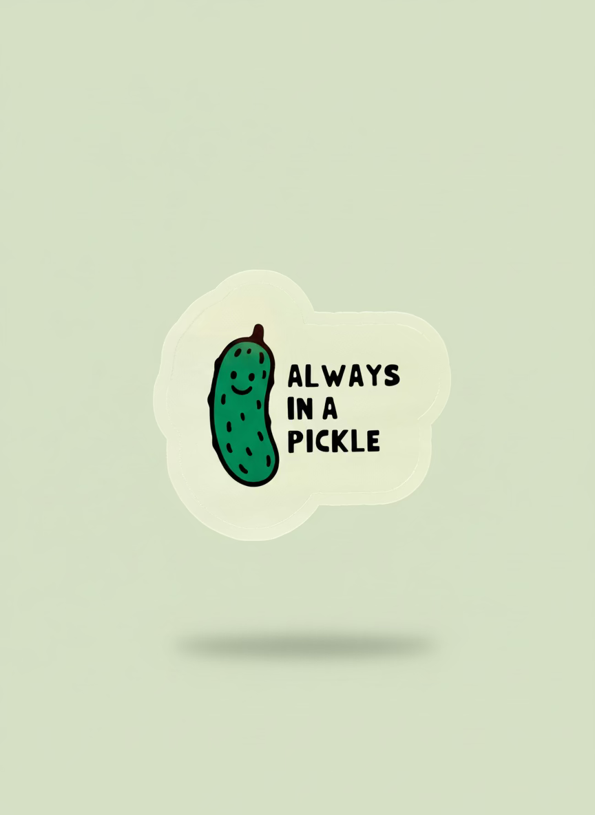 Always In A Pickle Sticker | Not Made For This