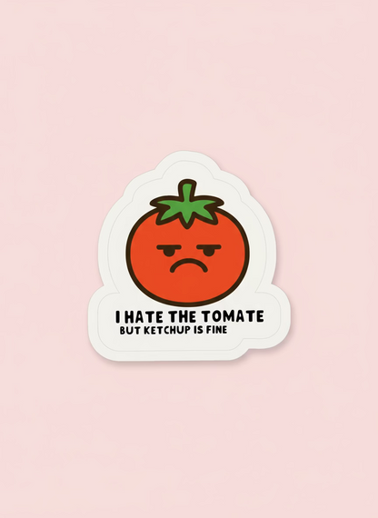 I Hate the Tomate Sticker | Not Made For This