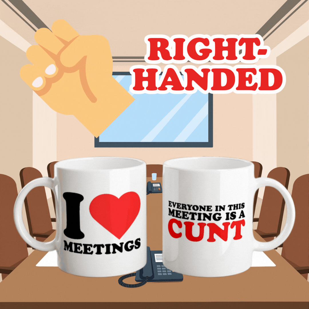 I ❤️ Meetings Mug