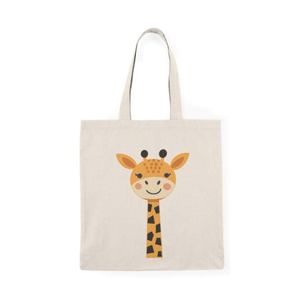 Giraffe Tote Bag – Elegant Wildlife Eco Shopper